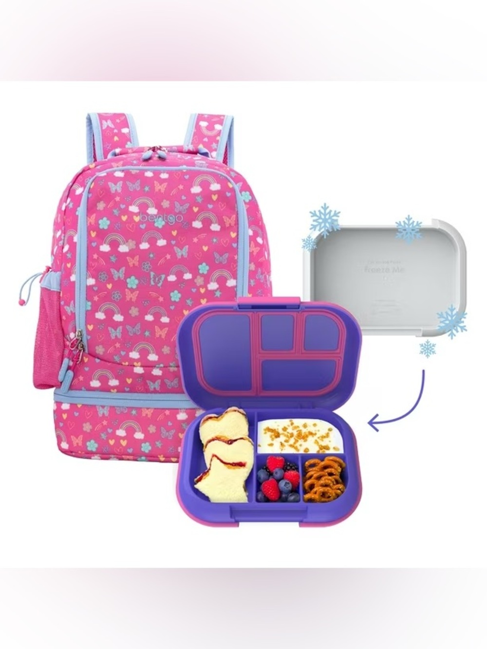 Bentgo Kids 2-in-1 Backpack & Insulated Lunch Bag & Box